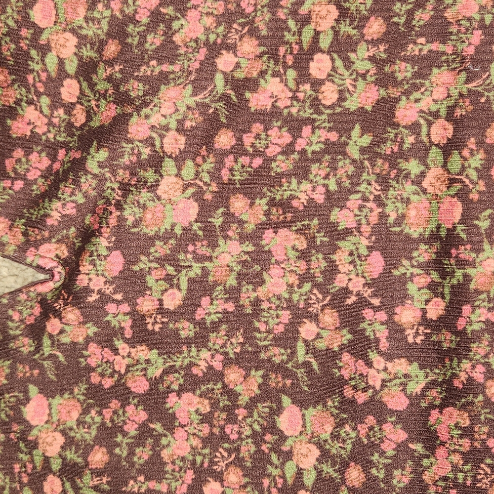 Intimately Free People BNWT Maroon Floral Thong Tie Bodysuit - Picture 3 of 6